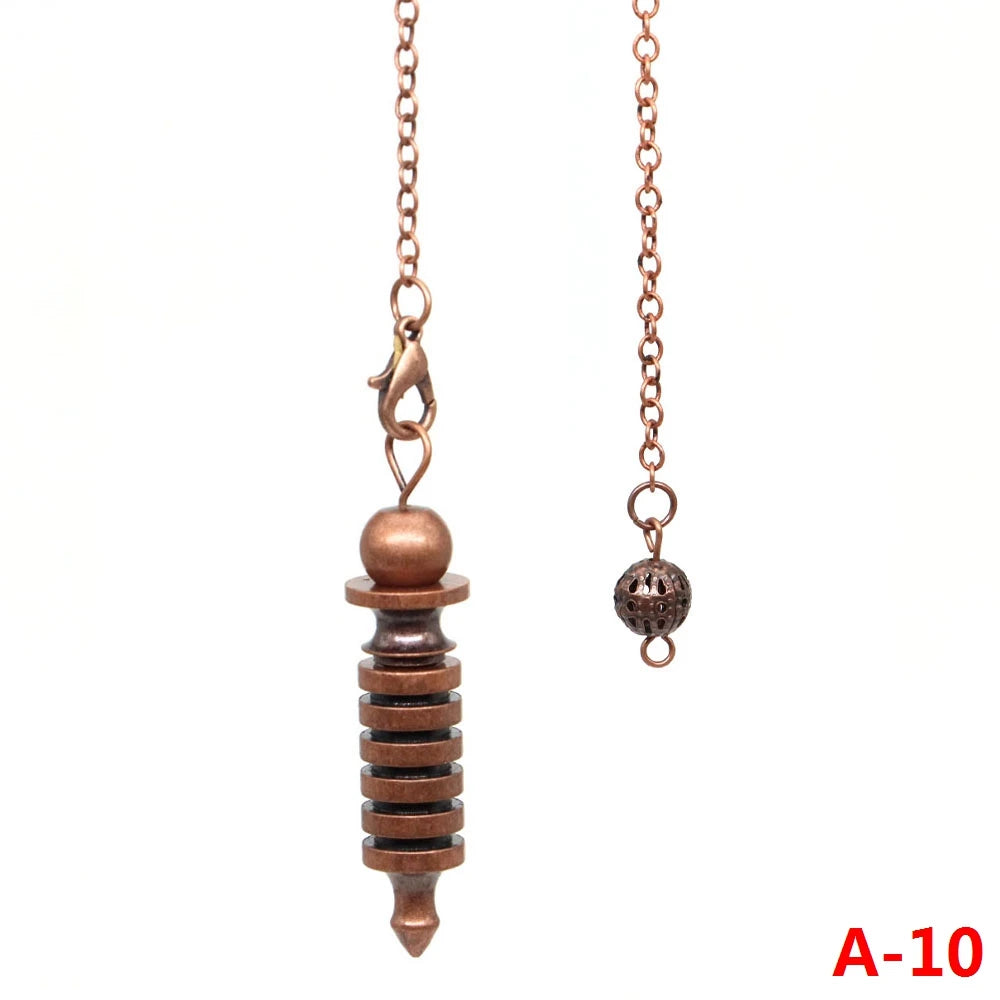 004 - Brass-Plated Copper Cone Pendulum