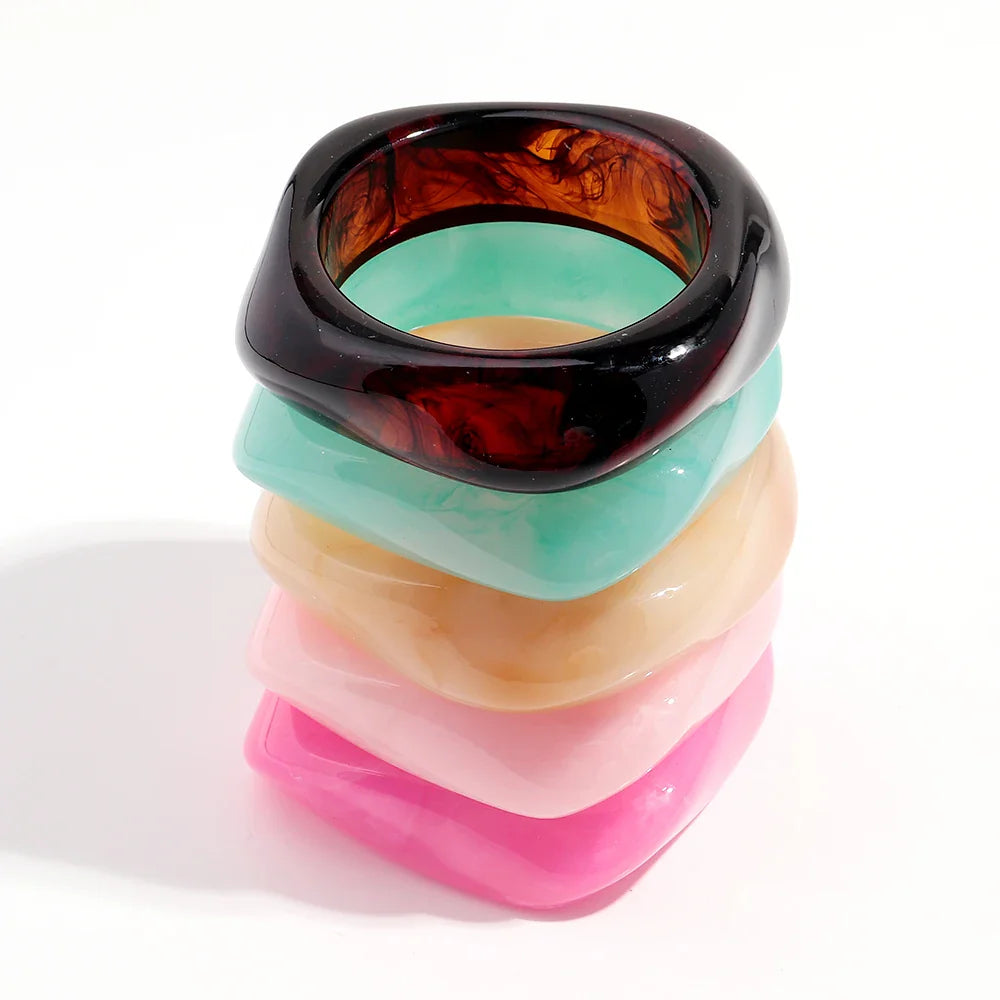 011 - Ice Cream Stackable Retro Bangle Bracelet