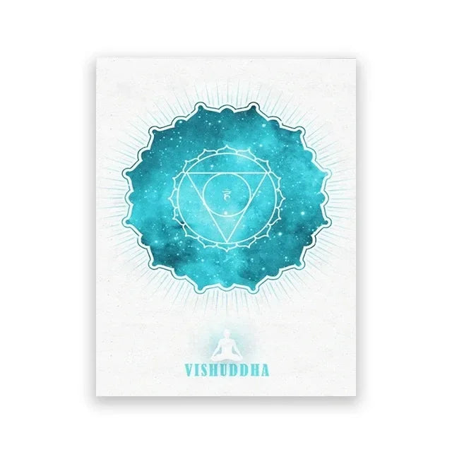 009 - Crown Chakras & Reiki Canvas Print Wall Art
