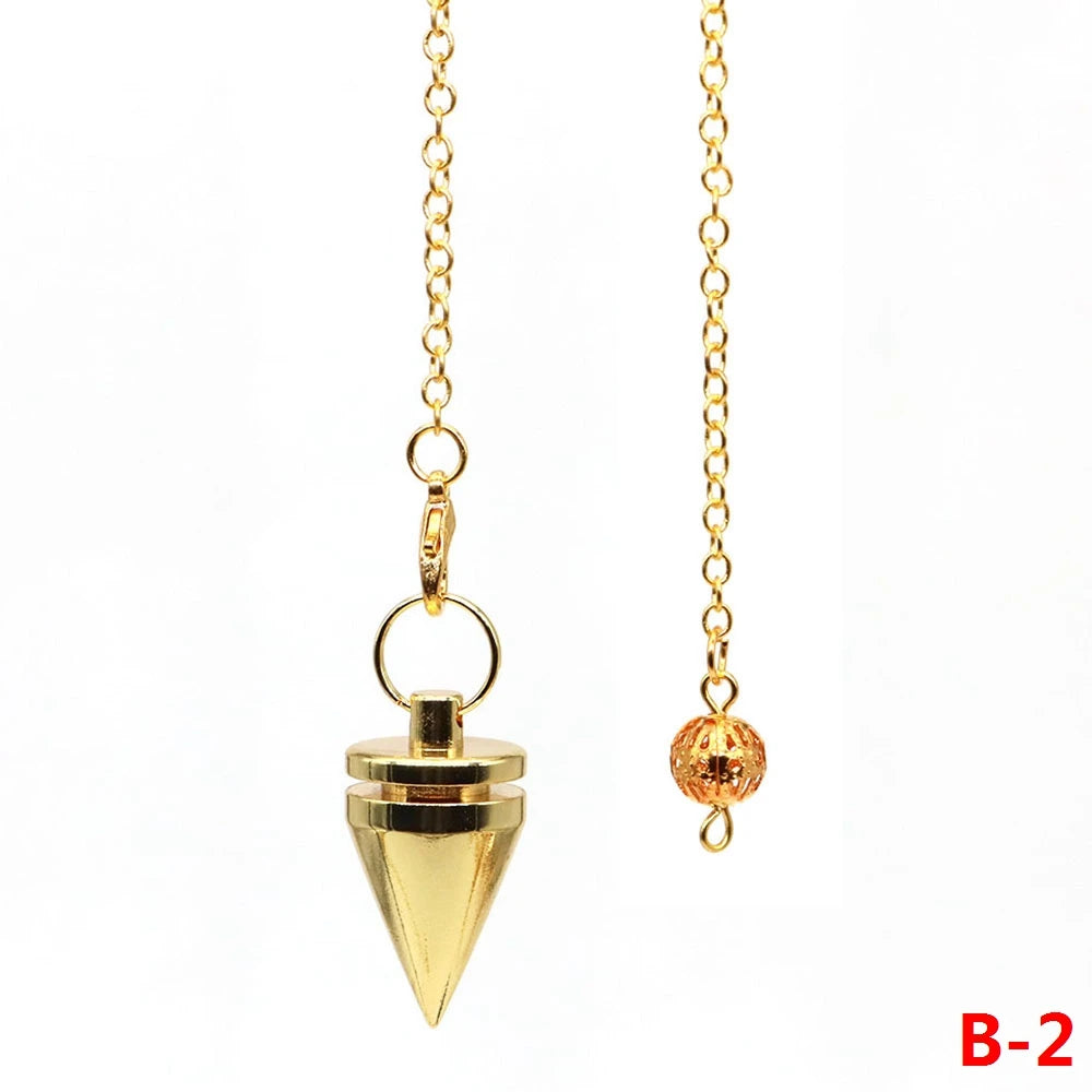 004 - Brass-Plated Copper Cone Pendulum