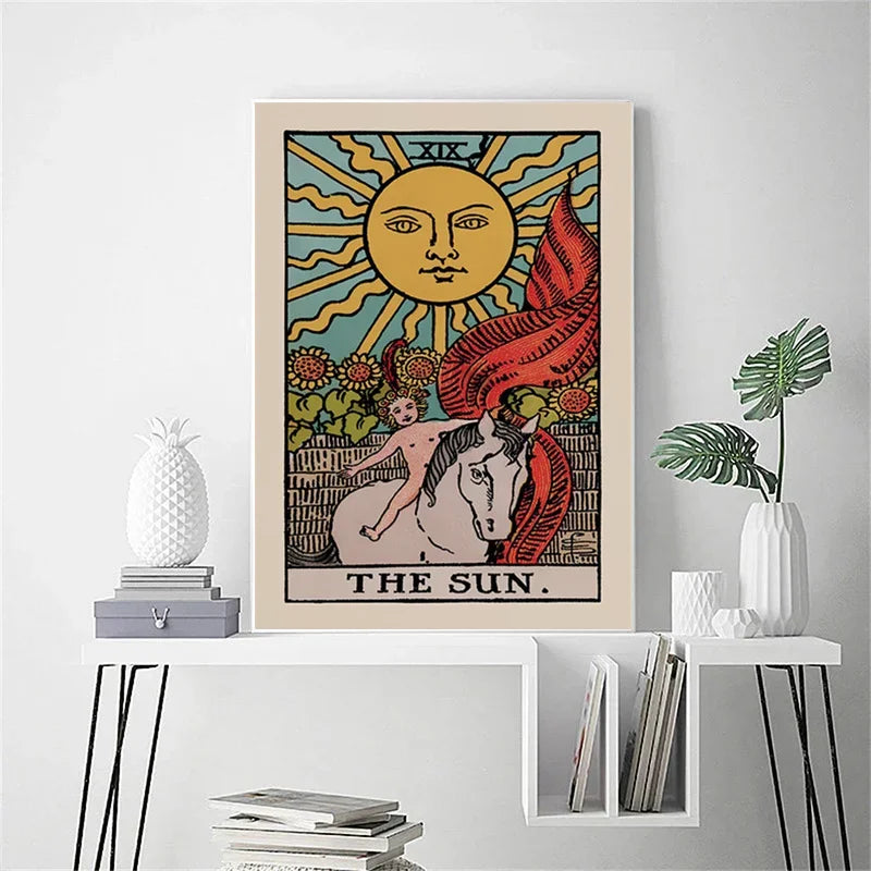 009 - Classic Tarot Canvas Print Wall Art