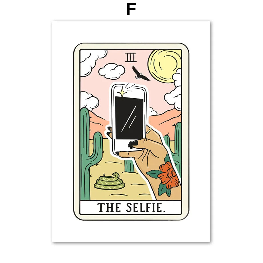 009 - Food Tarot Canvas Print Wall Art