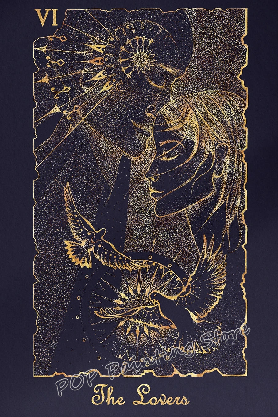 009 - Major Arcana Tarot Card Canvas Wall Art
