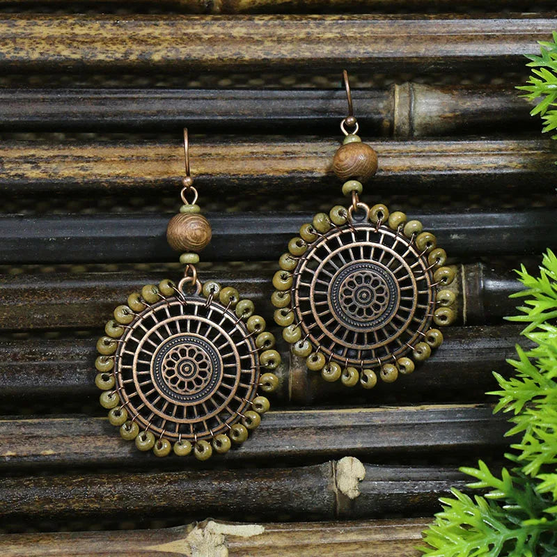 011 - Vintage Bohemian Fashion Drop Earrings