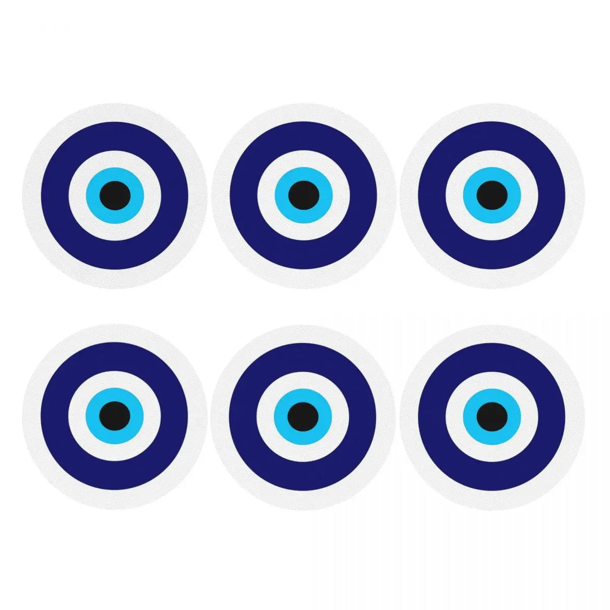 004 - Evil Eye Nazar Coasters – Set of 6