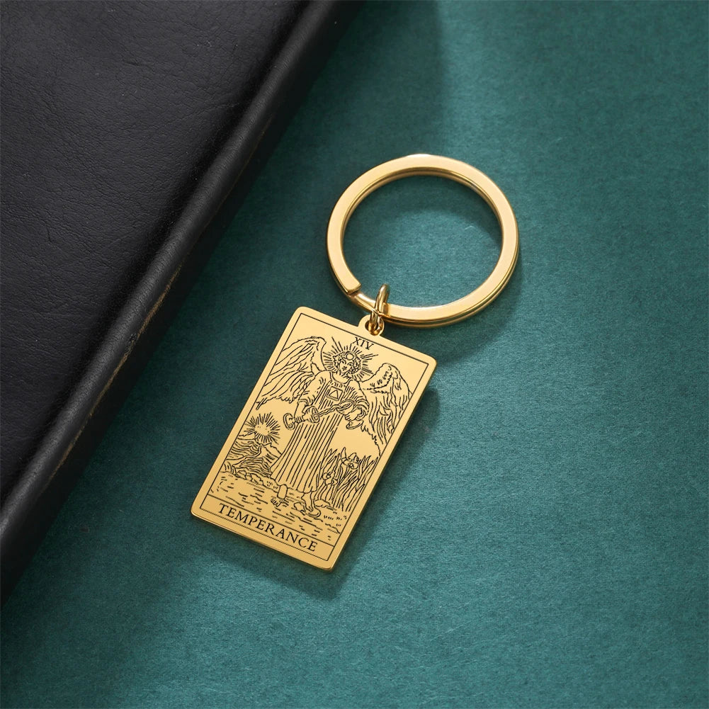 014 - Original Tarot Cards Major Arcana Keychain