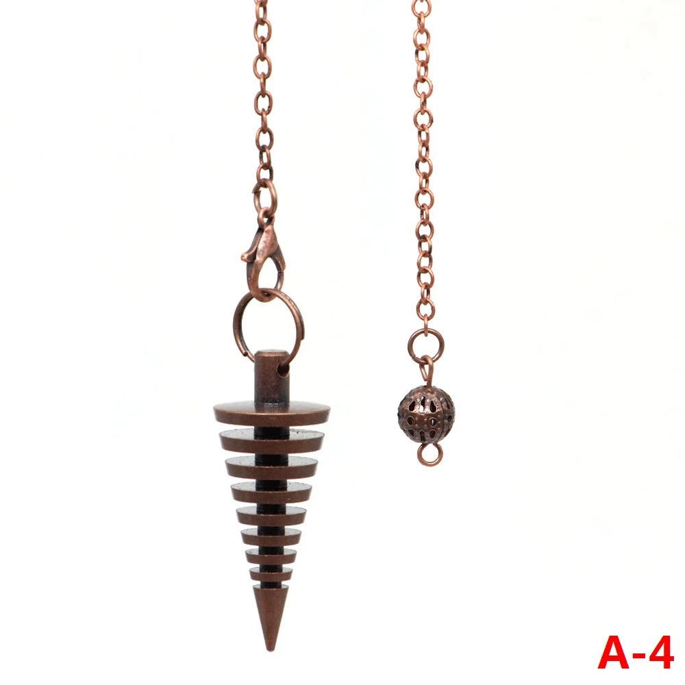004 - Brass-Plated Copper Cone Pendulum