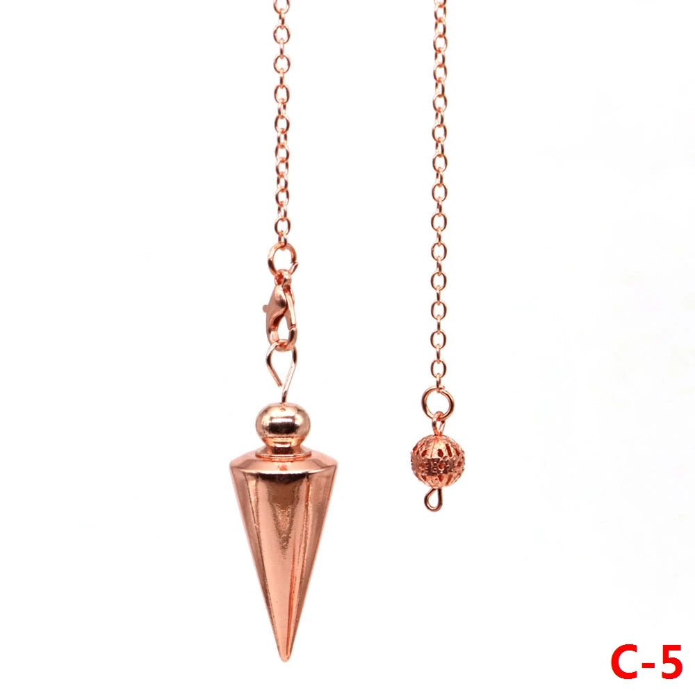 004 - Brass-Plated Copper Cone Pendulum