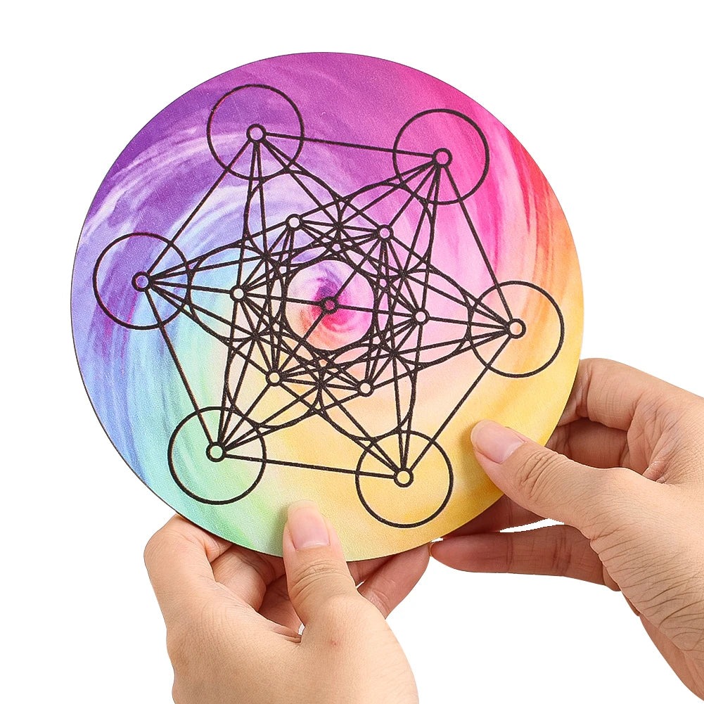 002 - Metatron Cube Divination Plate