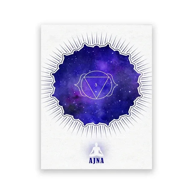 009 - Crown Chakras & Reiki Canvas Print Wall Art