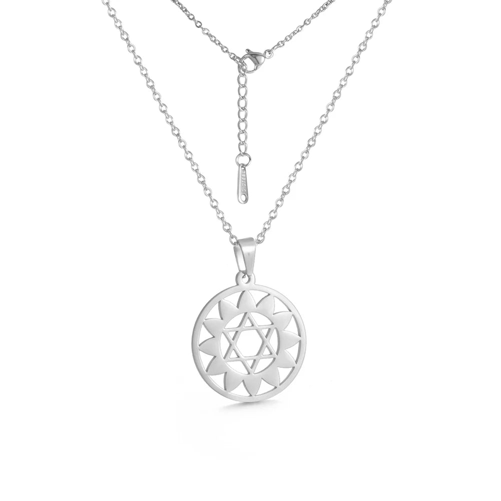 011 - Seven Chakras Symbol Pendant Necklace