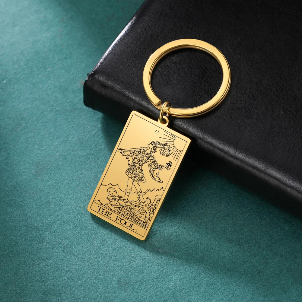 014 - Original Tarot Cards Major Arcana Keychain