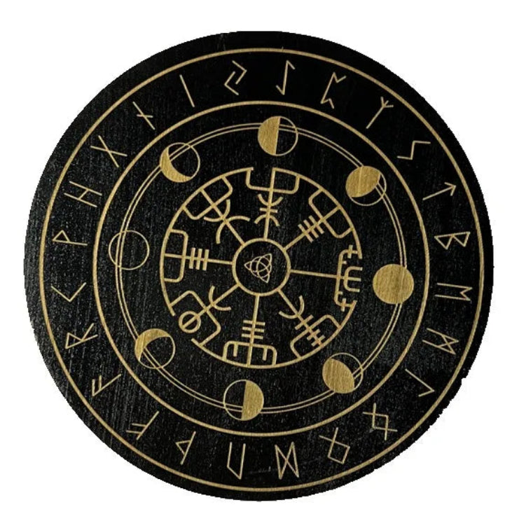 002 - Sacred Geometry Wooden Pendulum Board