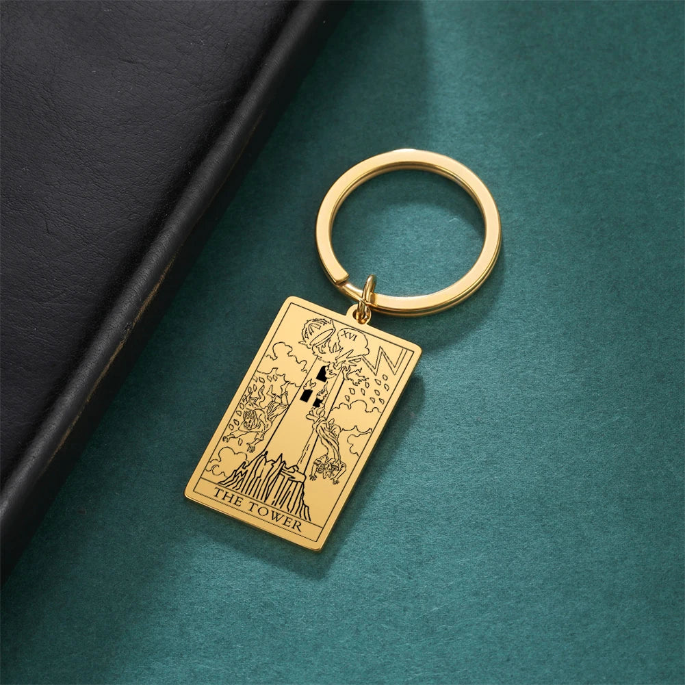 014 - Original Tarot Cards Major Arcana Keychain