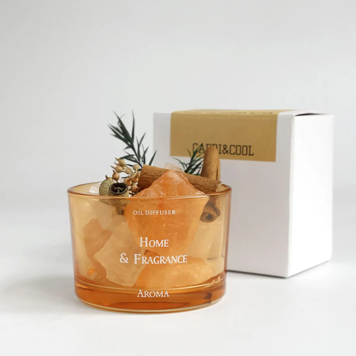 004 - Crystal Stone Essential Oil Diffuser with Herbs