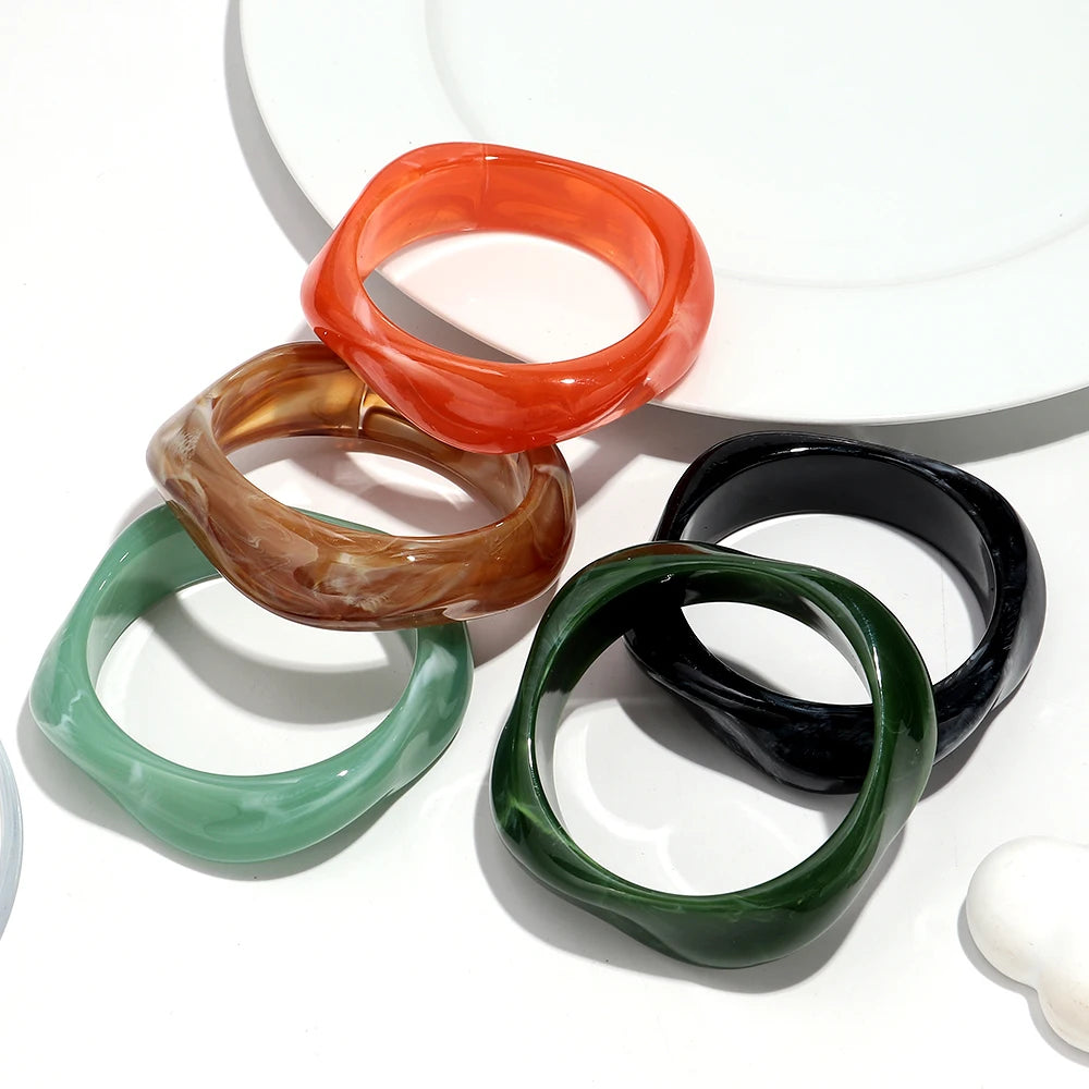 011 - Candy Coated Stackable Bangle Bracelet