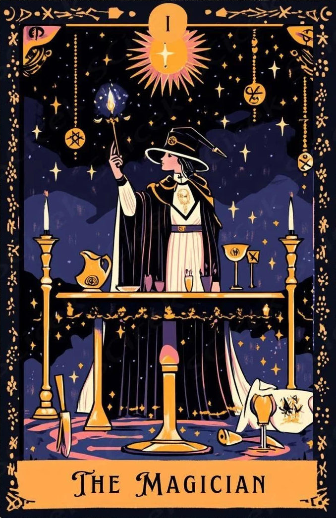 014 - Punk Tarot Cards Keychain