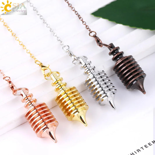 002 - Metal Esoteric Pendulum for Dowsing Divination