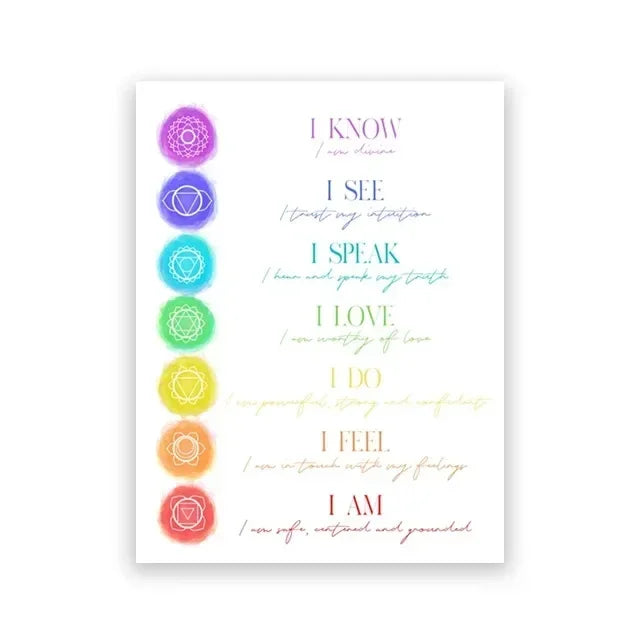 009 - Crown Chakras & Reiki Canvas Print Wall Art