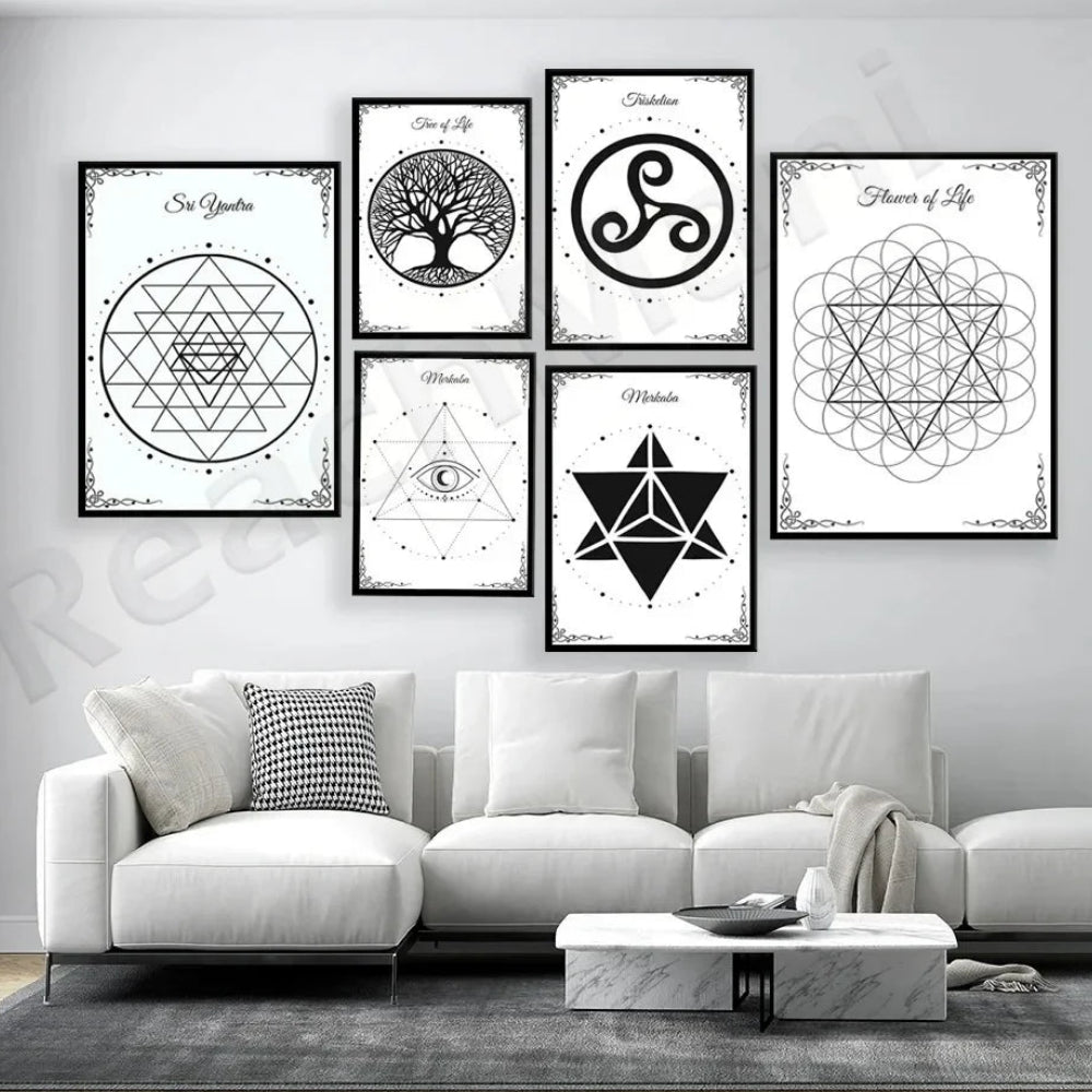 009 - Sacred Geometry Canvas Prints
