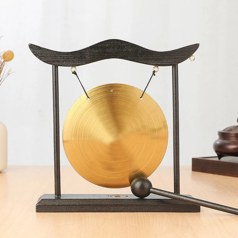 012 - Mini Desktop Gong with Mallet