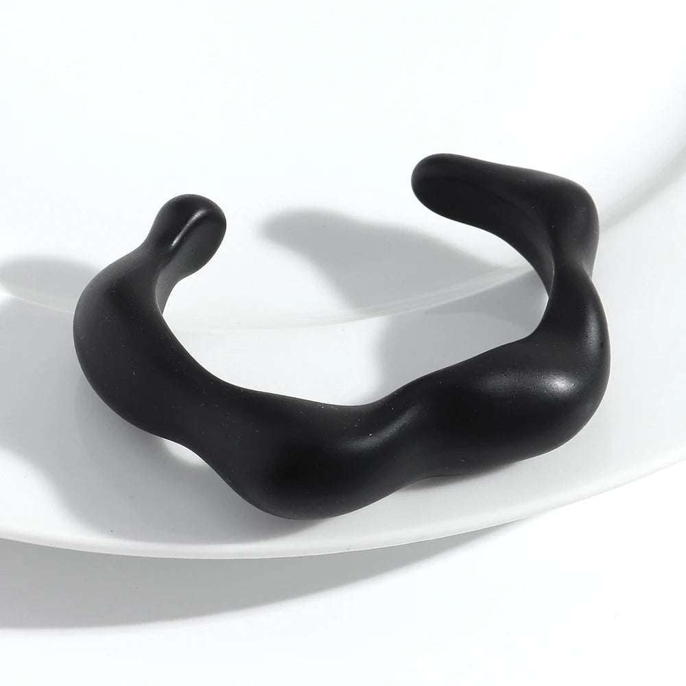 011 -  Sculptural Wrap Cuff Bangle Bracelet