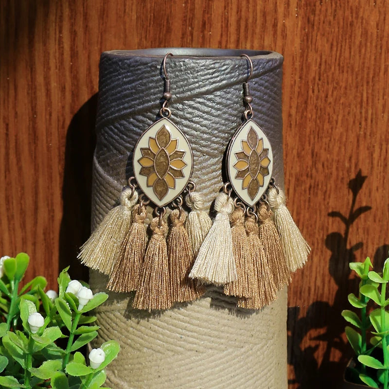 011 - Vintage Bohemian Drop Dangle Earrings