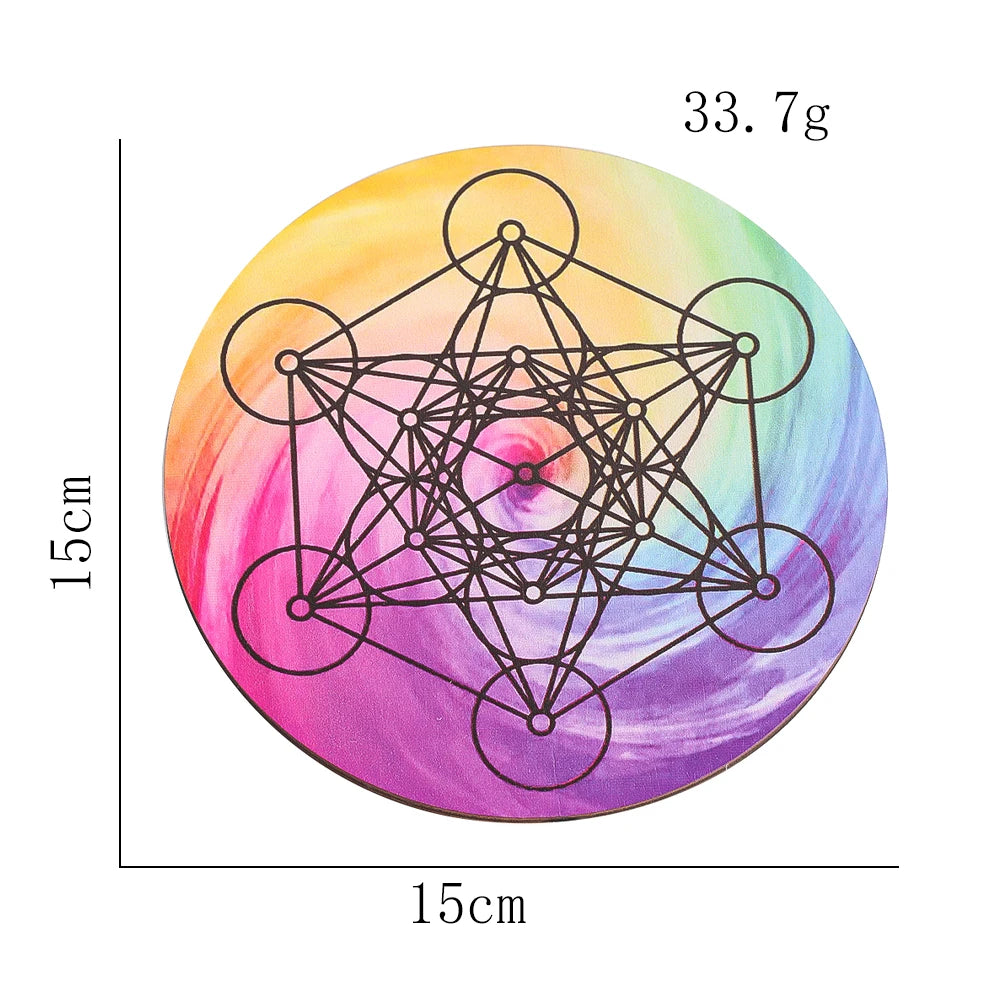 002 - Metatron Cube Divination Plate
