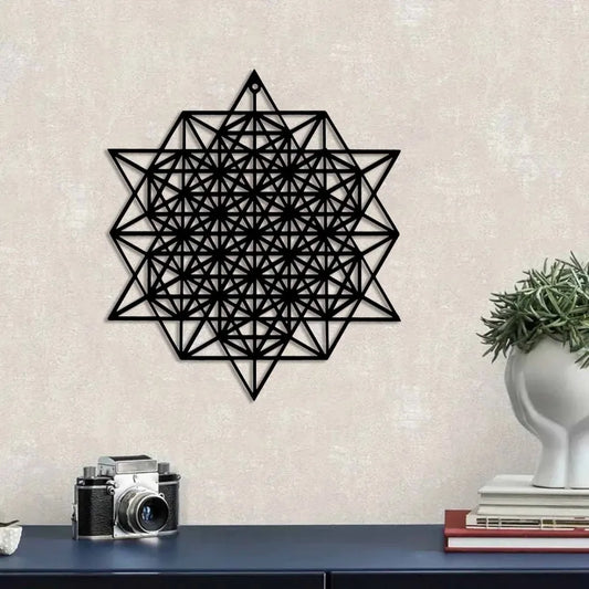 009 - Tetrahedron Metal Wall Art