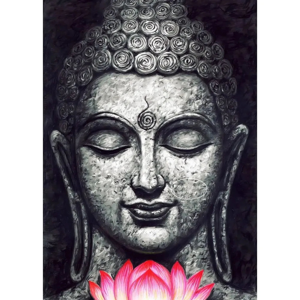 012 - Reiki Principles & Symbols Lotus Canvas Print Wall Art