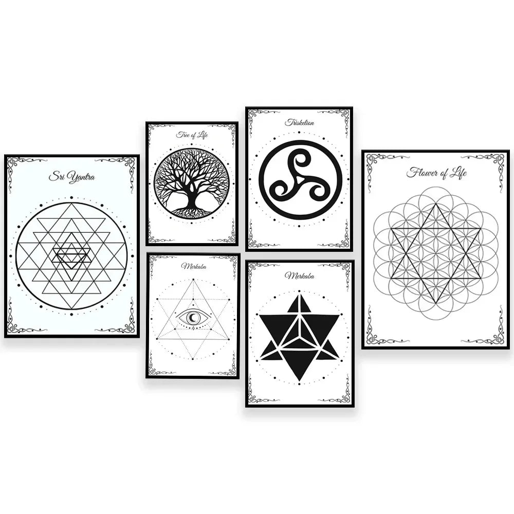 009 - Sacred Geometry Canvas Prints