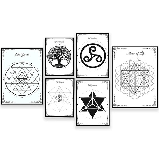 009 - Sacred Geometry Canvas Prints