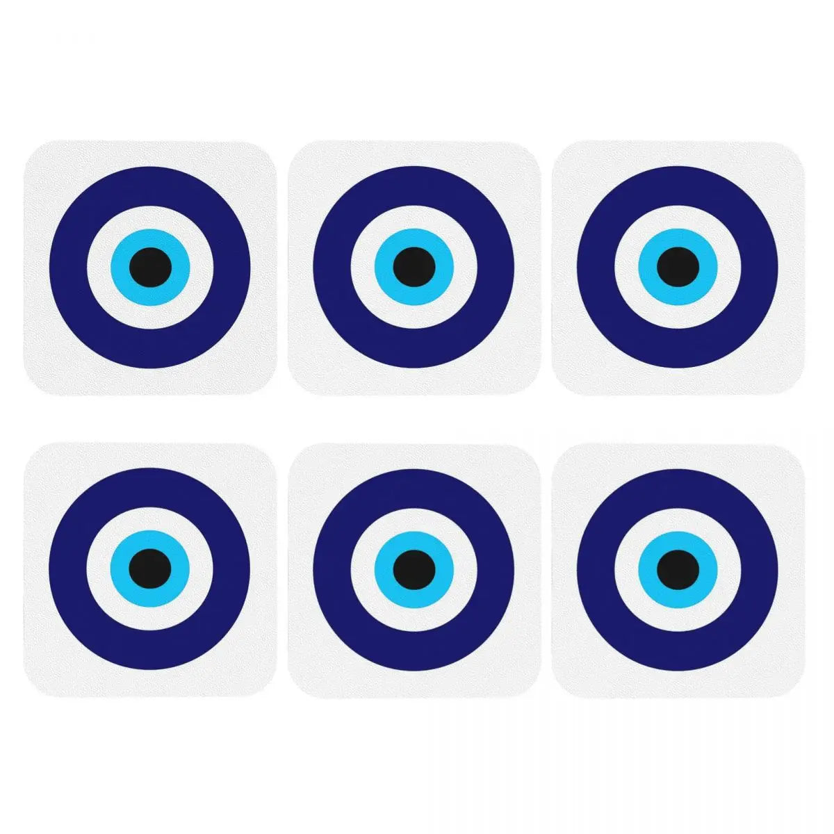 004 - Evil Eye Nazar Coasters – Set of 6