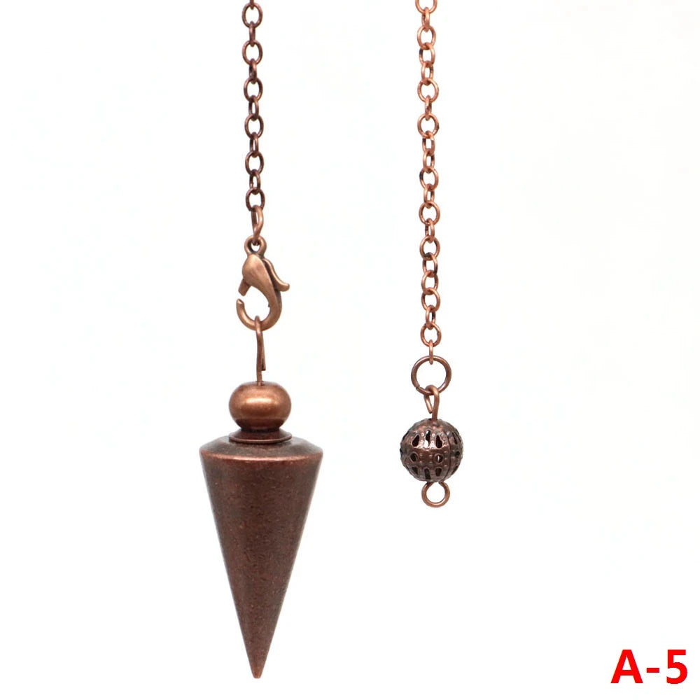 004 - Brass-Plated Copper Cone Pendulum