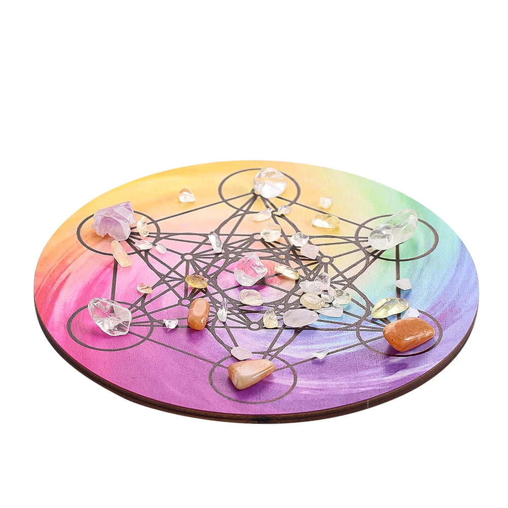 002 - Metatron Cube Divination Plate