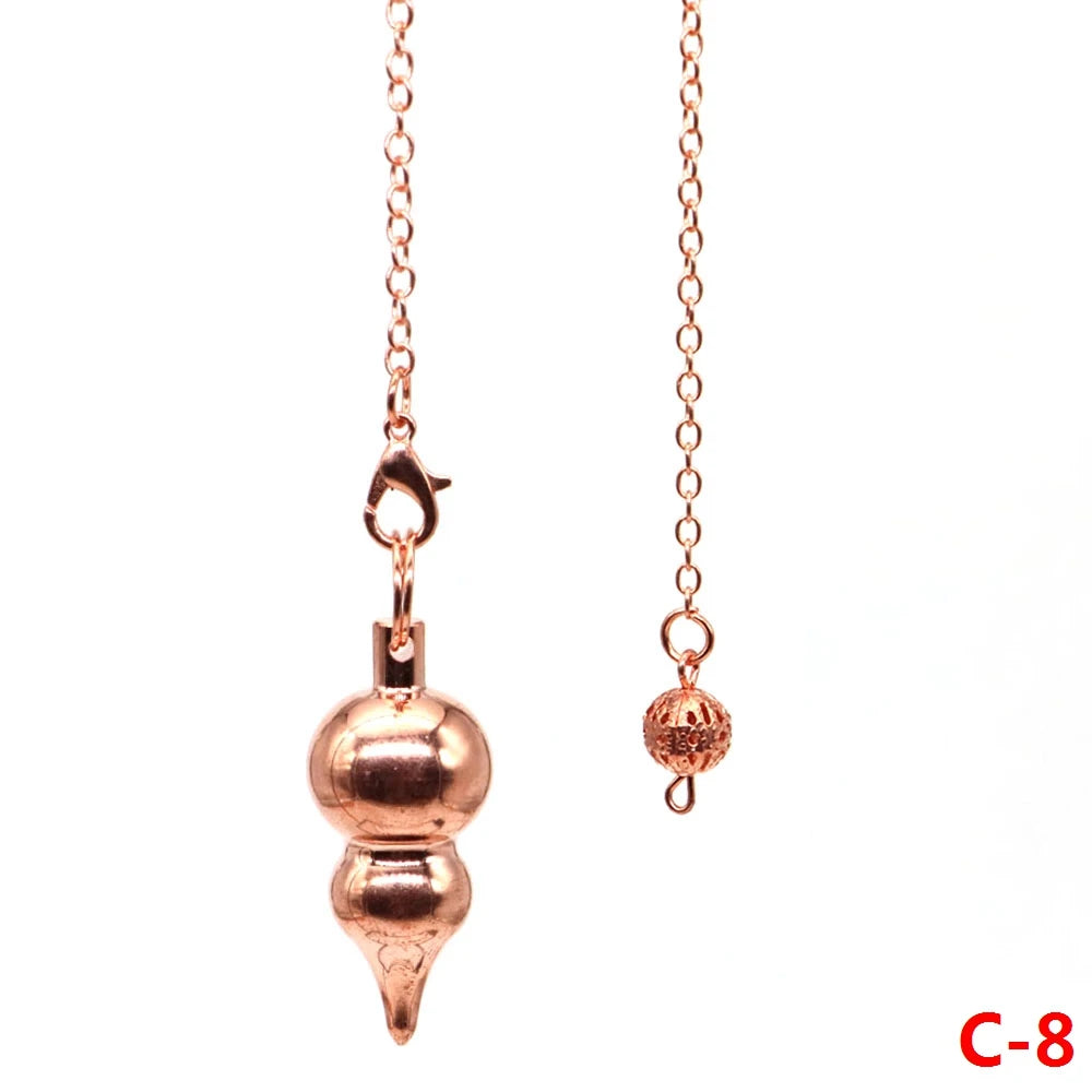 004 - Brass-Plated Copper Cone Pendulum