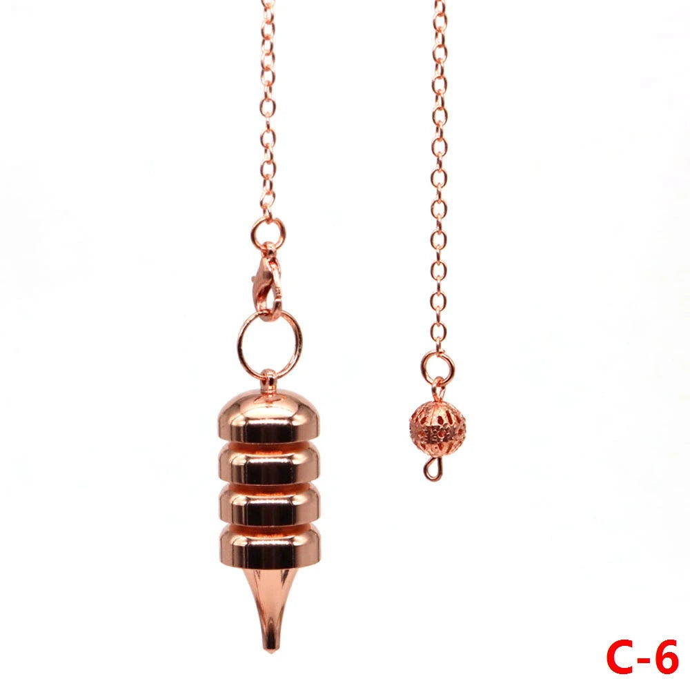 004 - Brass-Plated Copper Cone Pendulum