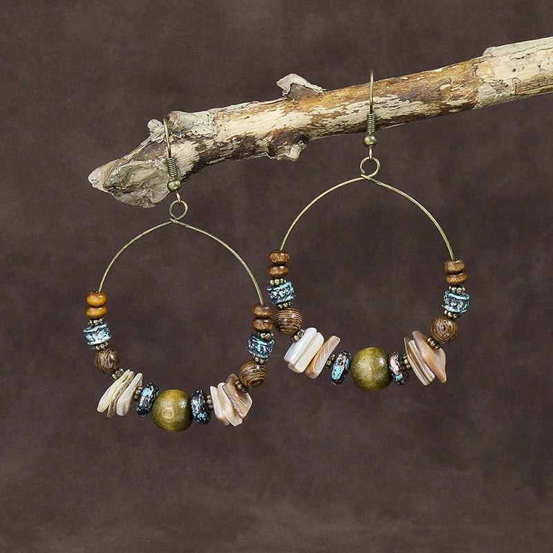 011 - Vintage Bohemian Drop Dangle Earrings