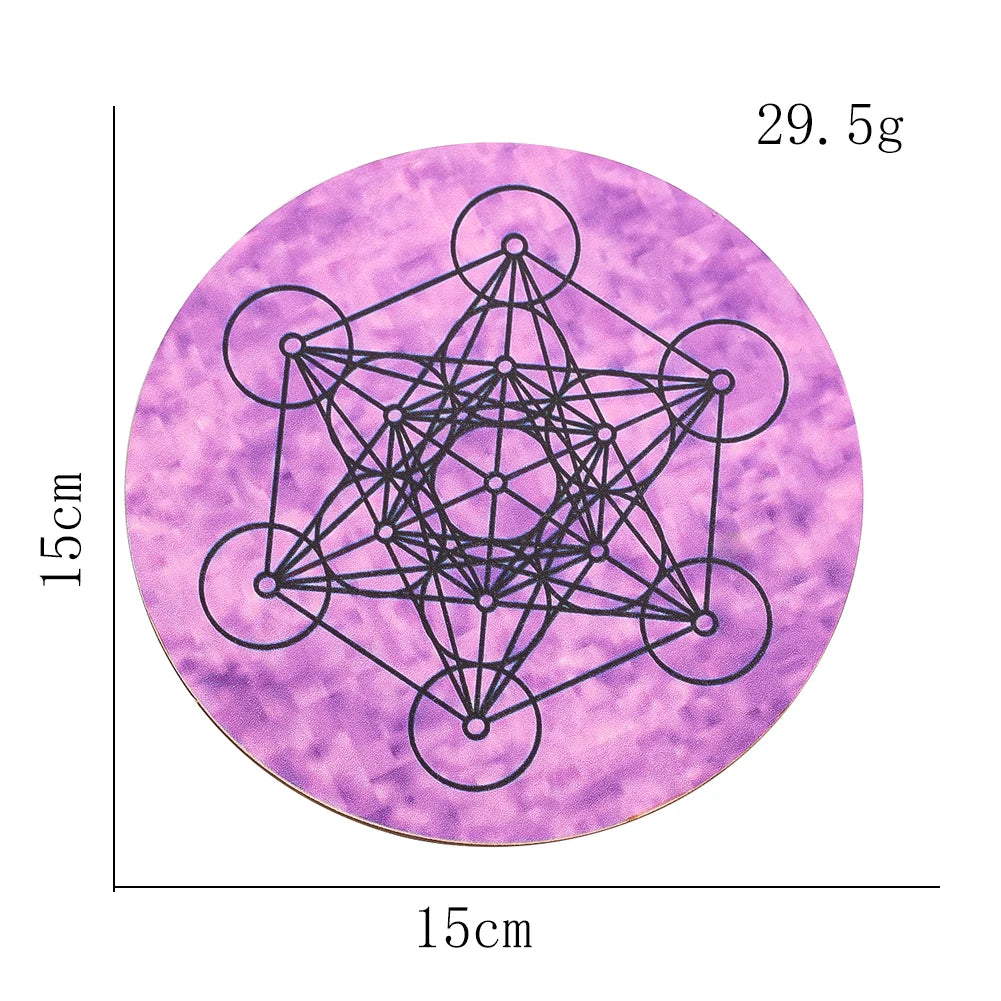 002 - Metatron Cube Divination Plate