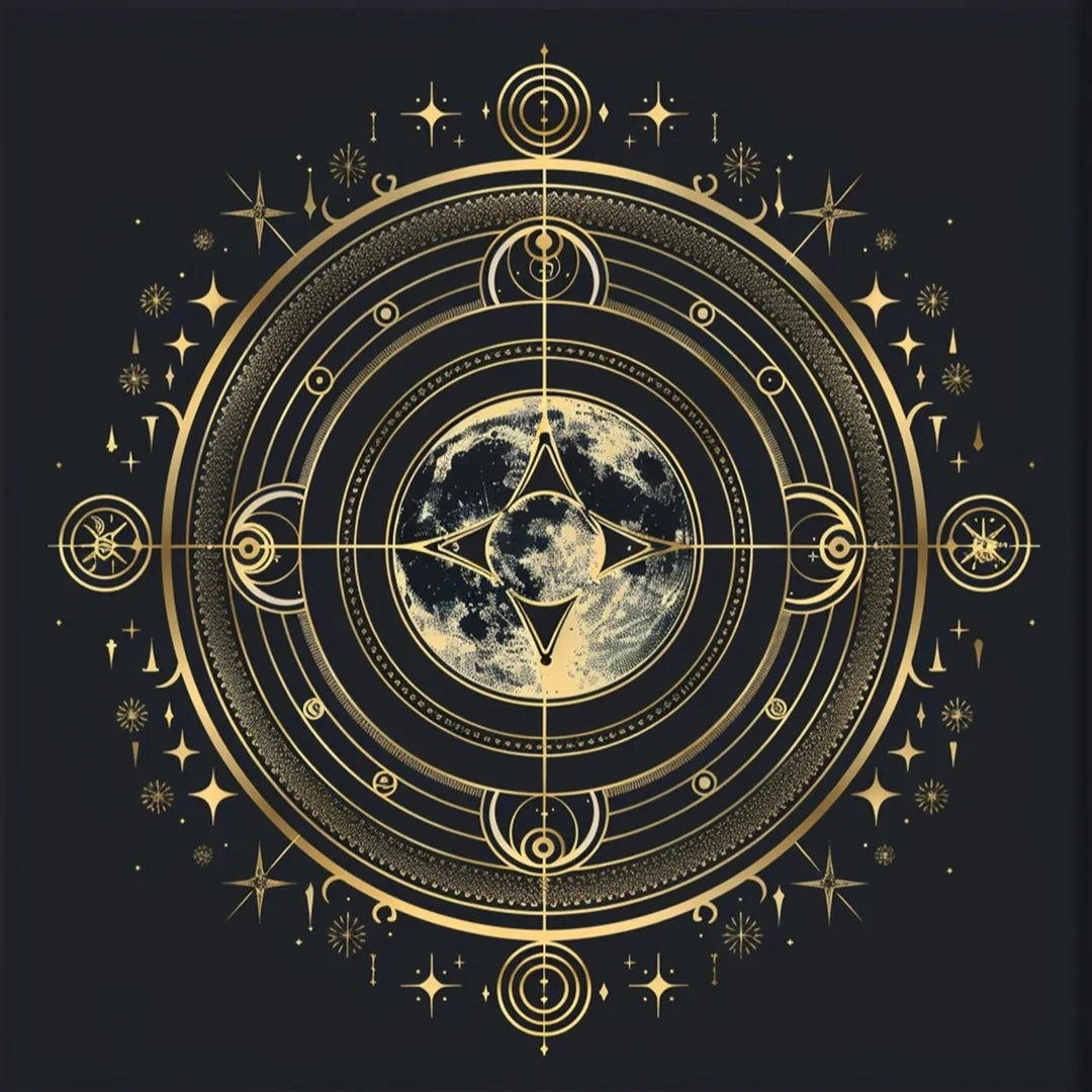 Suede velvet tarot divination altar cloth