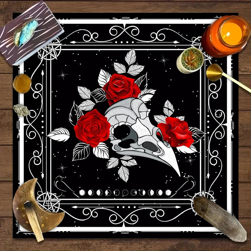 Twelve constellations tarot astrology altar cloth
