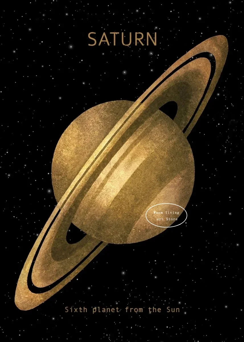 009 - Planetary Canvas Print Wall Art