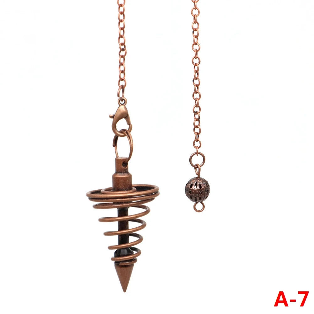 004 - Brass-Plated Copper Cone Pendulum