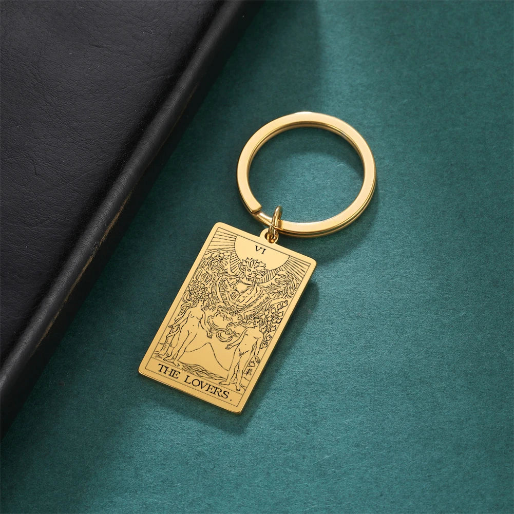 014 - Original Tarot Cards Major Arcana Keychain