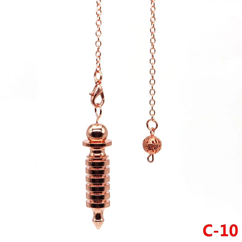 004 - Brass-Plated Copper Cone Pendulum