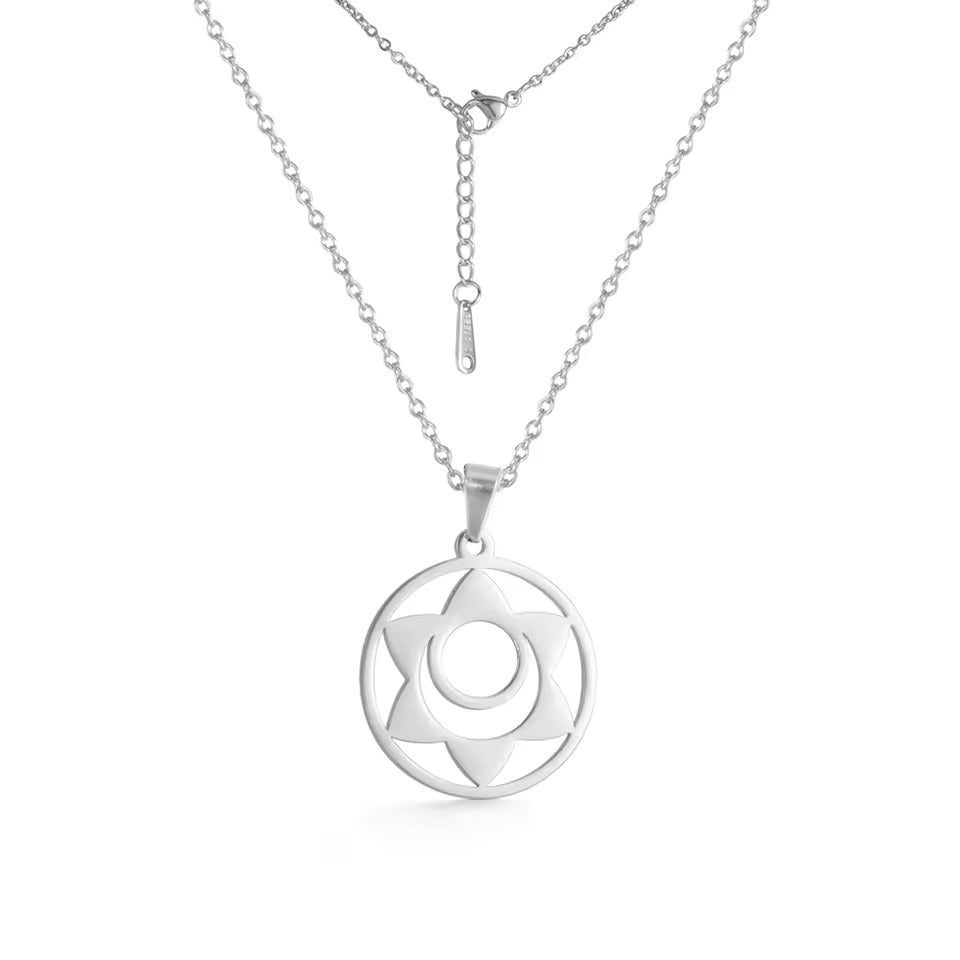 011 - Seven Chakras Symbol Pendant Necklace