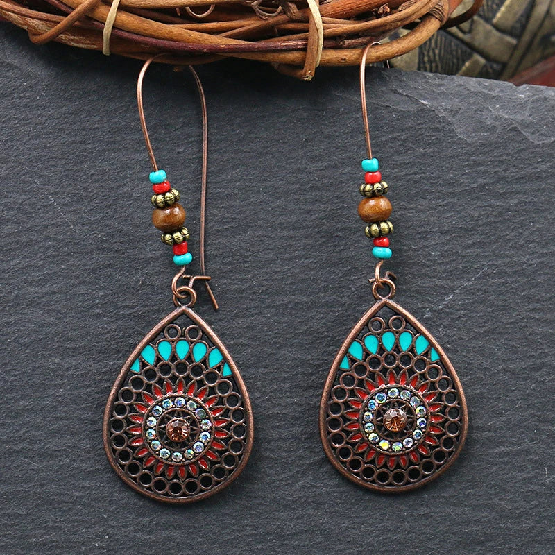011 - Vintage Bohemian Fashion Drop Earrings