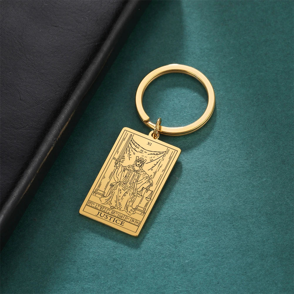 014 - Original Tarot Cards Major Arcana Keychain
