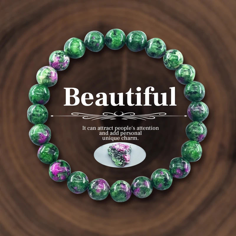 011 - Personalized Natural Stone Beads Energy Bracelet