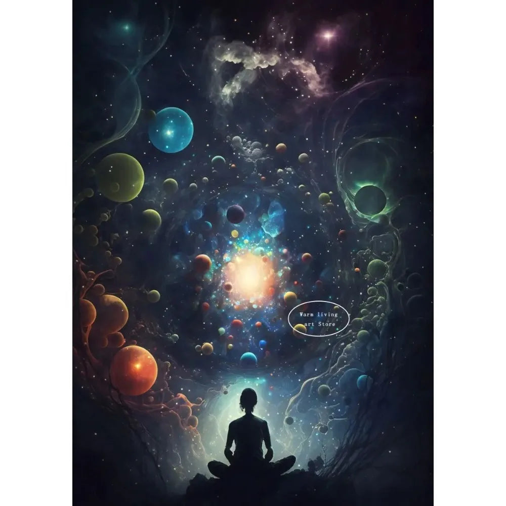 012 - Reiki Principles & Symbols Lotus Canvas Print Wall Art